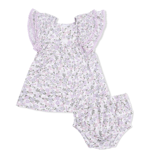 V-Neck Dress & Bloomer in Shannon Floral