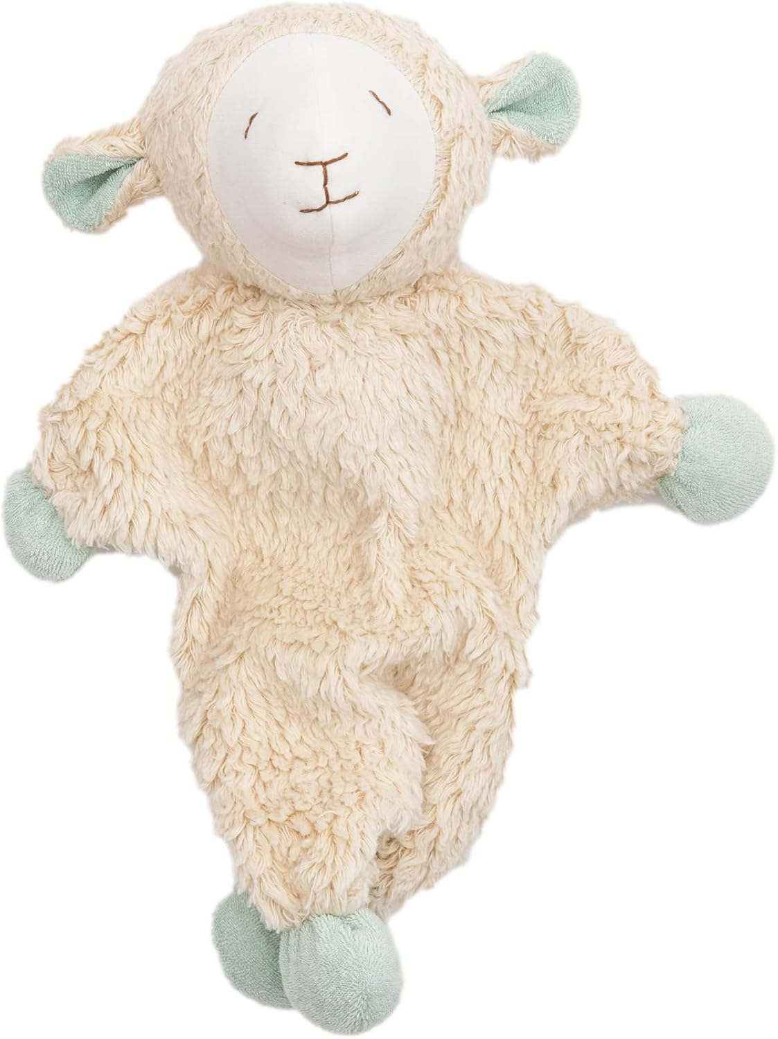 Organic Snuggle Sheep Lovey Sherpa Toy