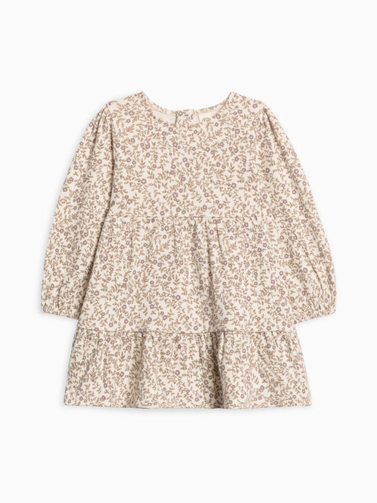 Sofia Long Sleeve Tiered Dress in Aurora Floral