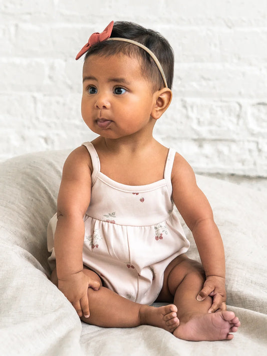 Sosi Tank Romper in Raspberries