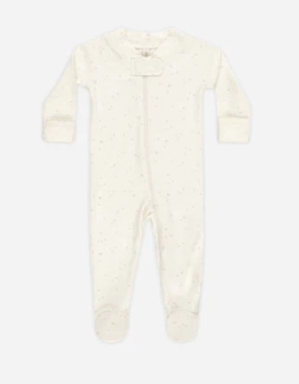 Stars Zip Long Sleeve Sleeper Footie