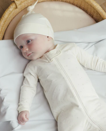 Ivory Basics Knotted Baby Hat