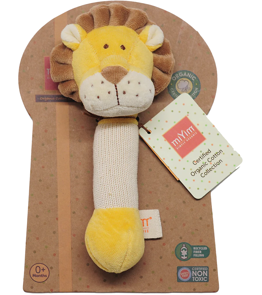 Lion Grasping Rattle
