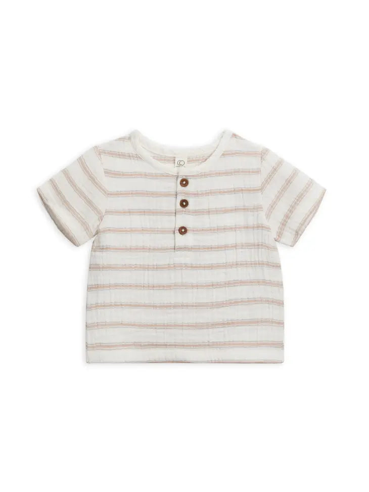 Muslin Henley & Pant Set
