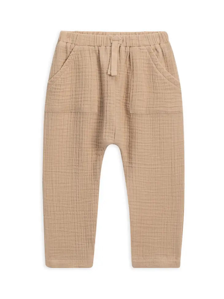 Muslin Henley & Pant Set