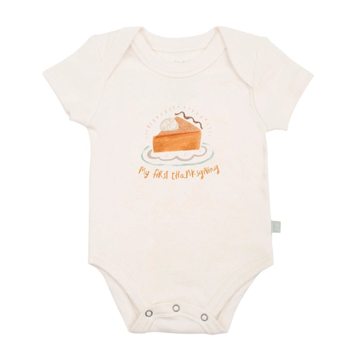 My First Thanksgiving Organic Graphic Bodysuit