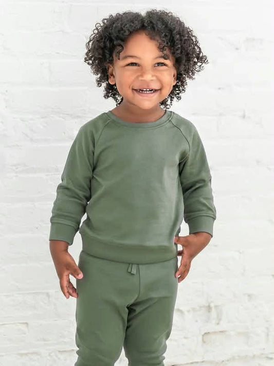 Pullover & Pant Set in Thyme