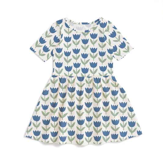 Tulip Print Alberta Dress