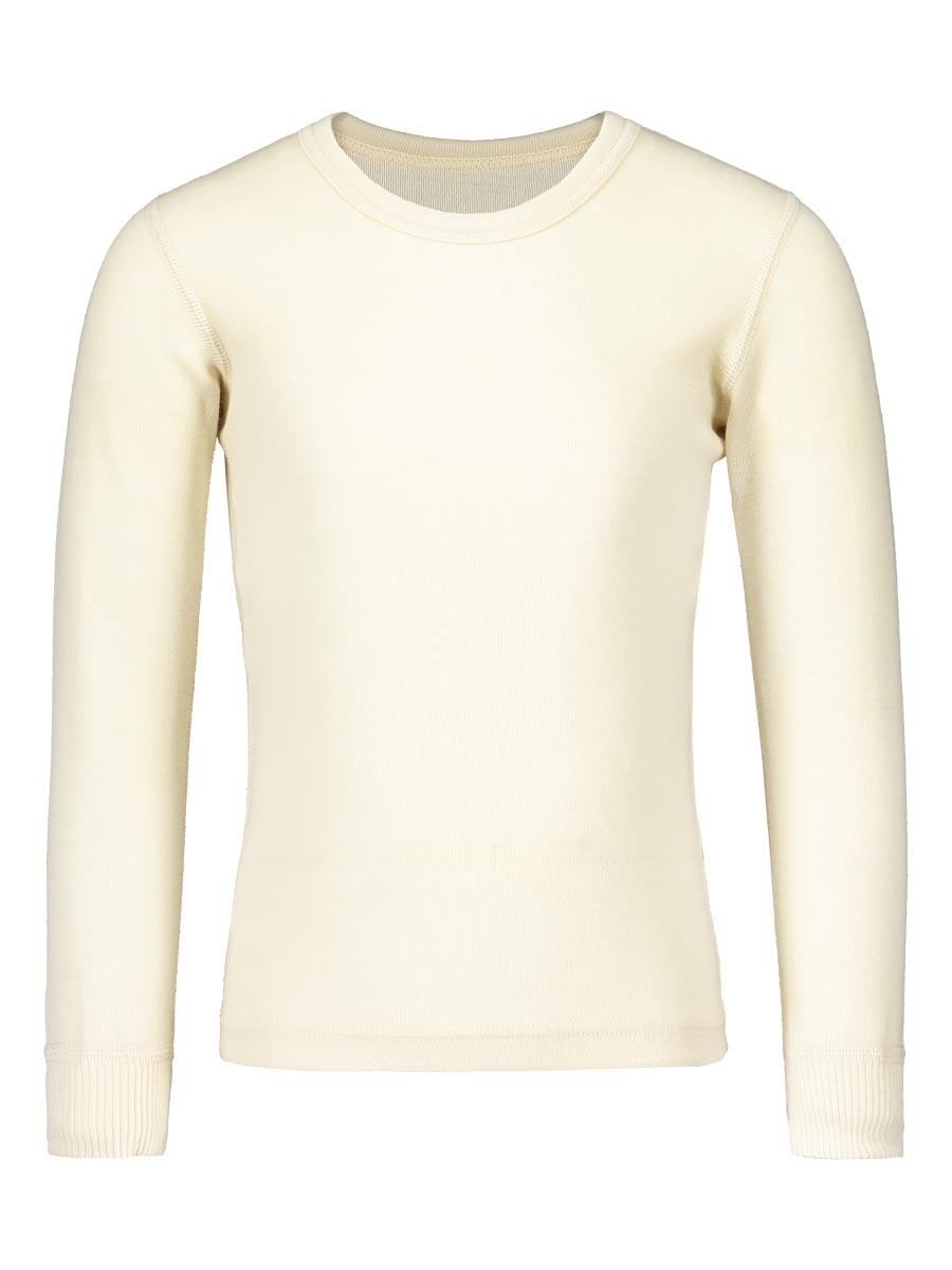 Organic Wool Undershirt in Natural
