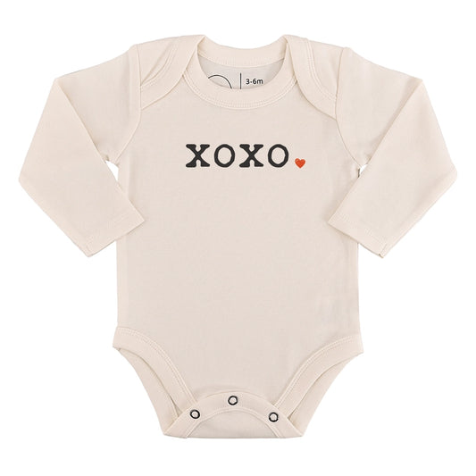 XOXO Valentine Graphic Long Sleeve Bodysuit