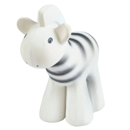 Zebra Organic Natural Rubber Teether & Rattle