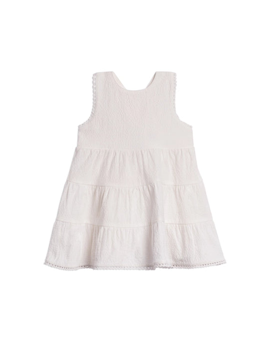 Zoey Seersucker Tiered Dress