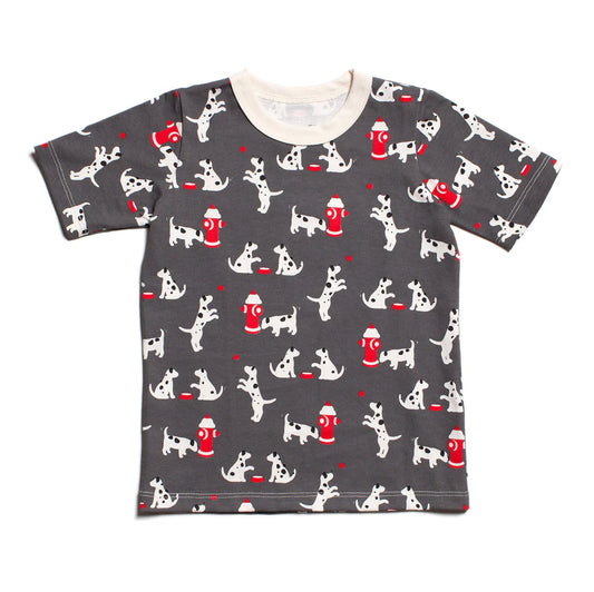 Dalmatians Print Short Sleeve Tee