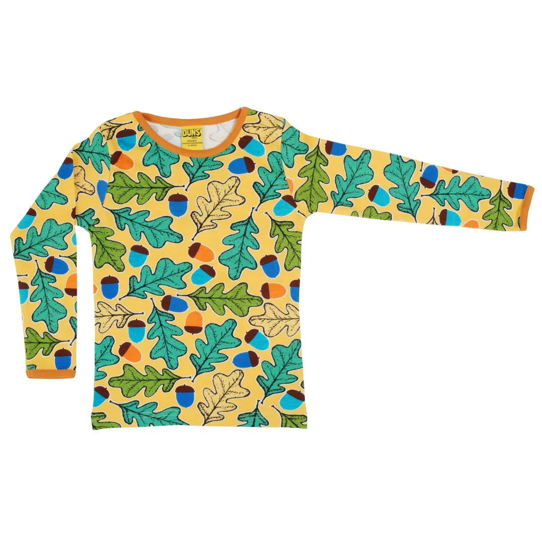 Acorn Print Long Sleeve Top