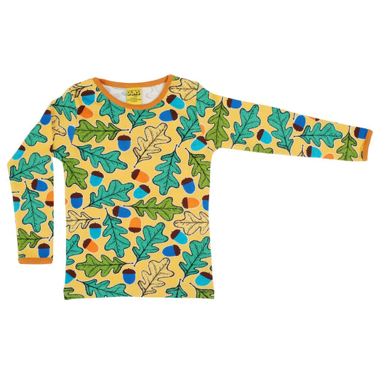 Acorn Print Long Sleeve Top