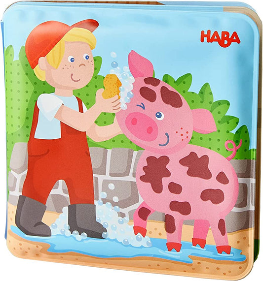 Farm Animal Wash Day Bath Book