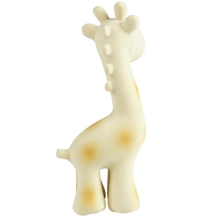 Giraffe Organic Natural Rubber Rattle & Teether