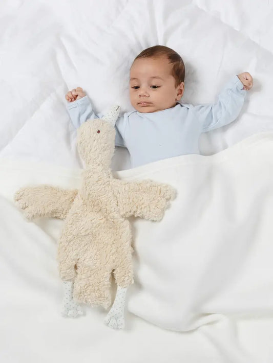 Organic Abigail Goose Lovey Sherpa Toy