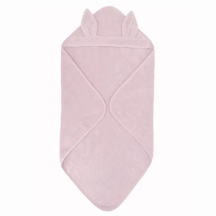 Pink Hooded Towel Rabbit
