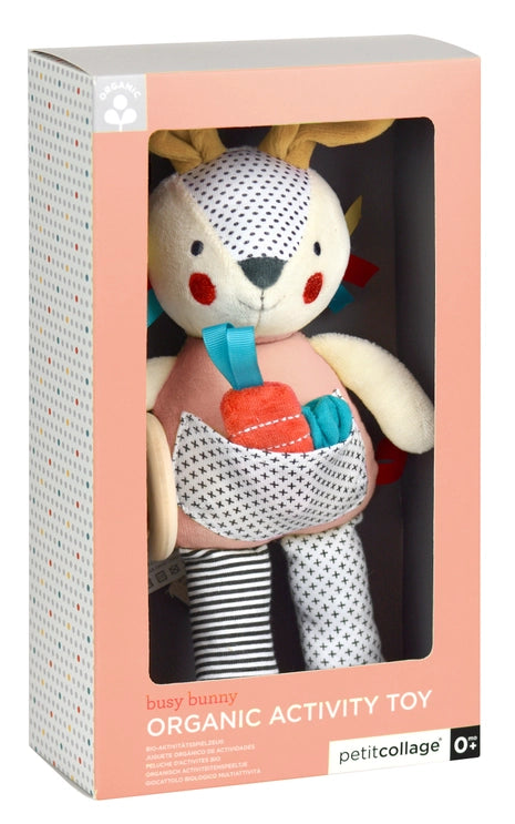 Organic Busy Bunny Activity Doll