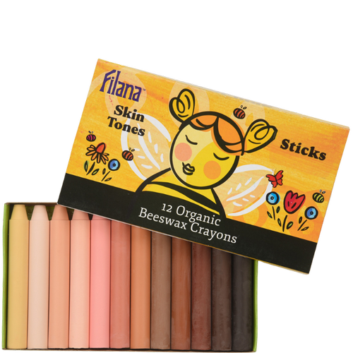 Filana 12 Skin Tone Stick Crayons