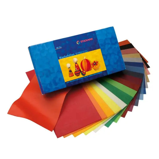 Stockmar Decorating Wax Large Box - 18 assorted colors