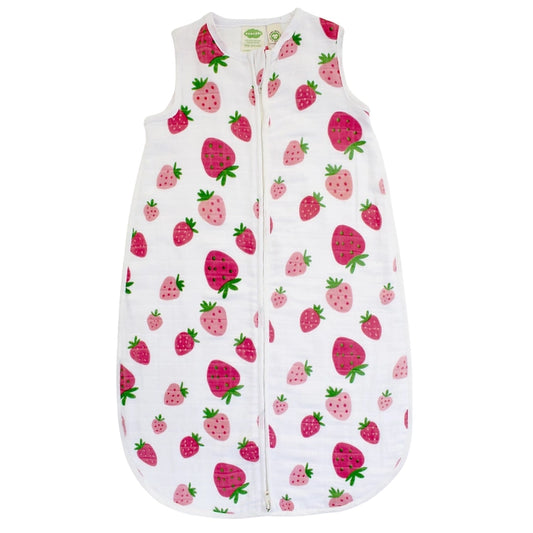 Strawberry Organic Muslin Sleep Sac