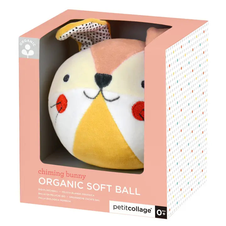 Organic Bunny Soft Chime Ball