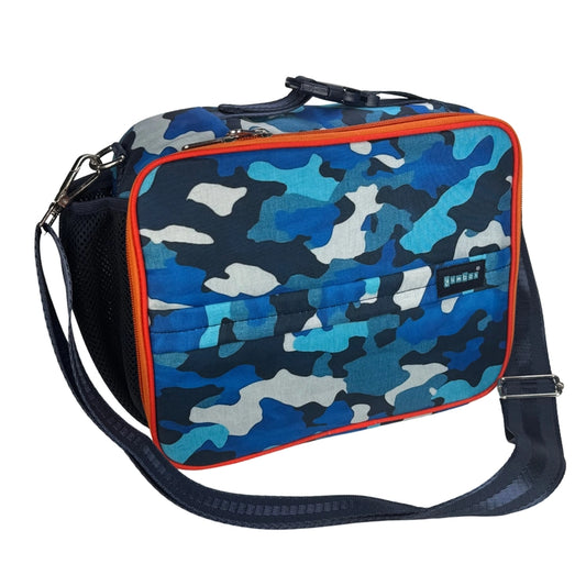 3-Way Carry Insulated Lunch Bag - Blue Camo