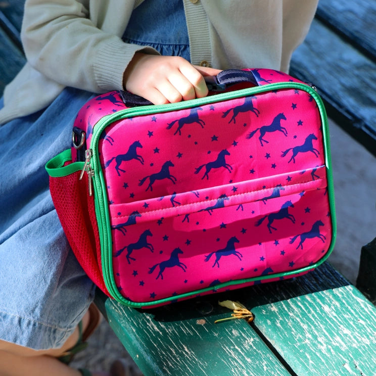 3-Way Carry Insulated Lunch Bag - Horse