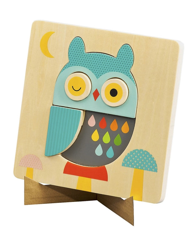 Little Owl Chunky Wood Puzzle