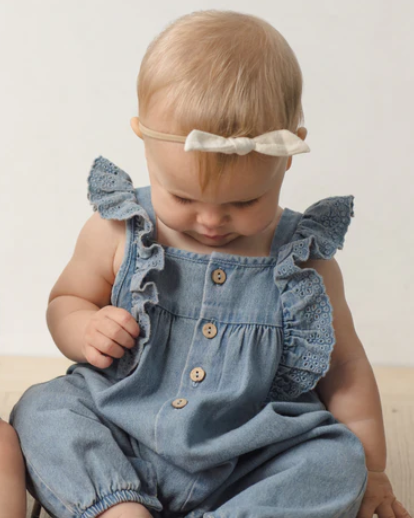 Nova Romper Lightweight Denim