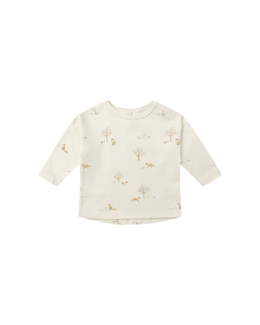 Fox Land Long Sleeve Tee & Drawstring Pant Set