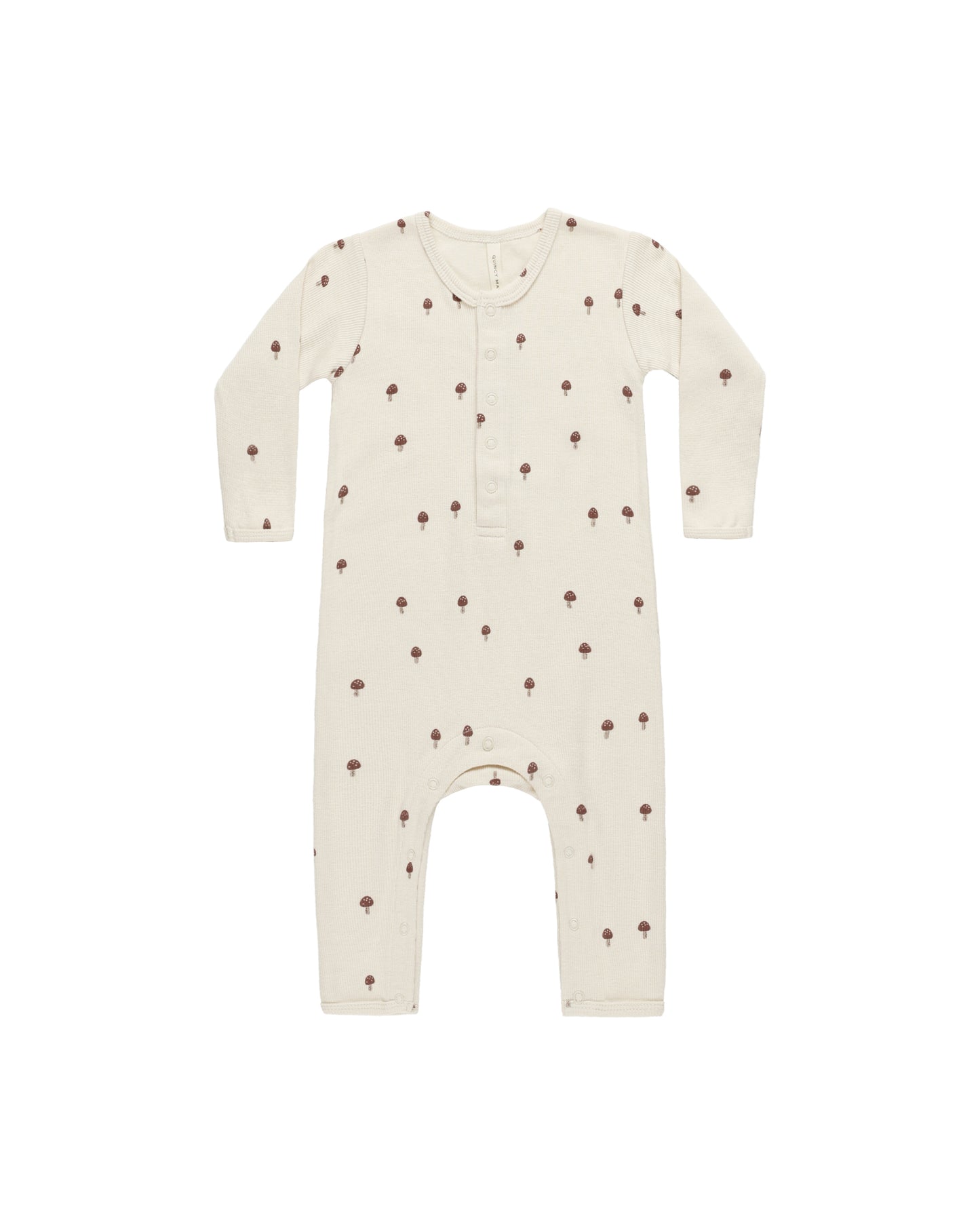 Mushrooms Ribbed Baby Jumpsuit