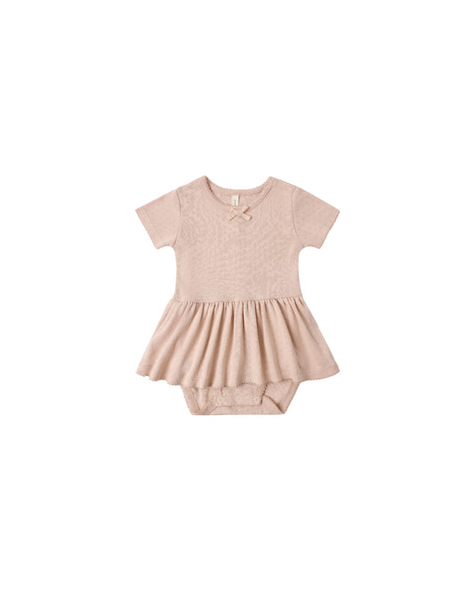 Pointelle Skirted Bodysuit Melon
