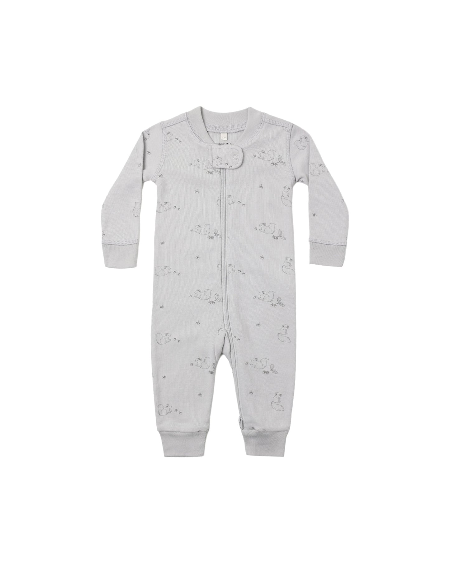 Zip Long Sleeve Sleeper Squirrel