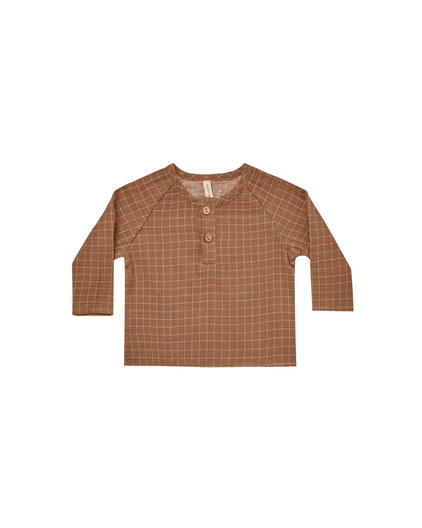 Zion Shirt in Cinnamon Grid