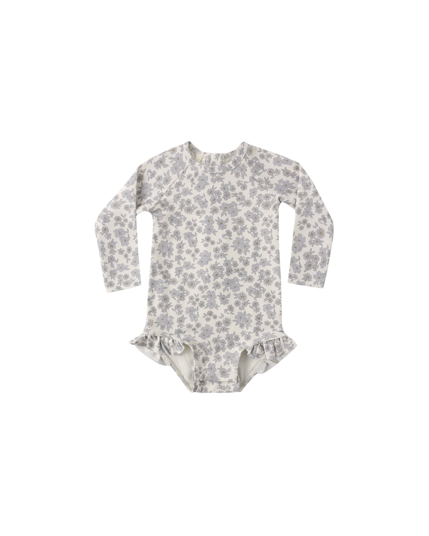 Olivia Rashguard One-Piece Blue Floral