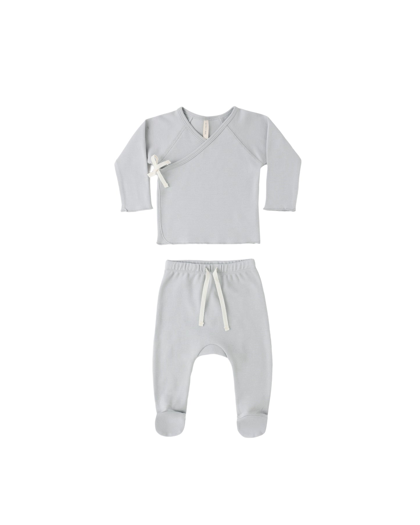 Wrap Top + Pant Set Sky