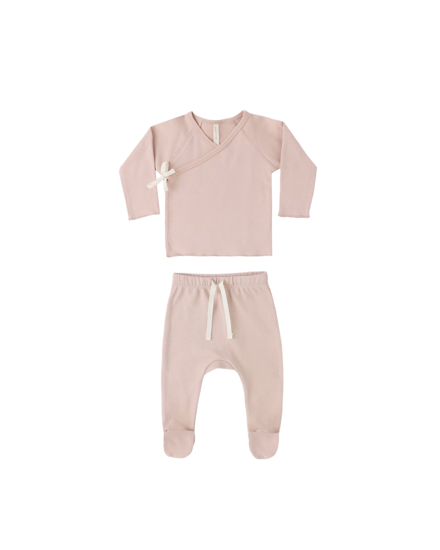 Wrap Top + Pant Set Blush