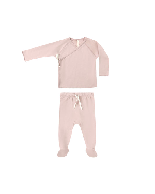 Rose Wrap Top + Pant Set
