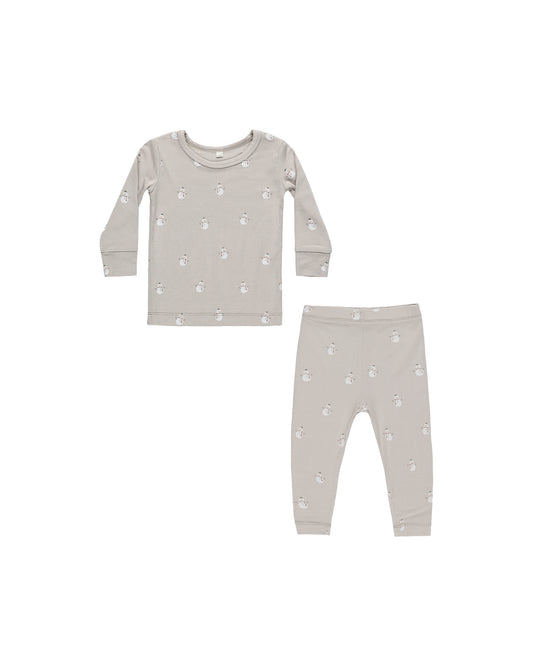 Snowmen Bamboo Pajama Set