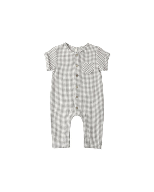 Charlie Jumpsuit Sage Gingham