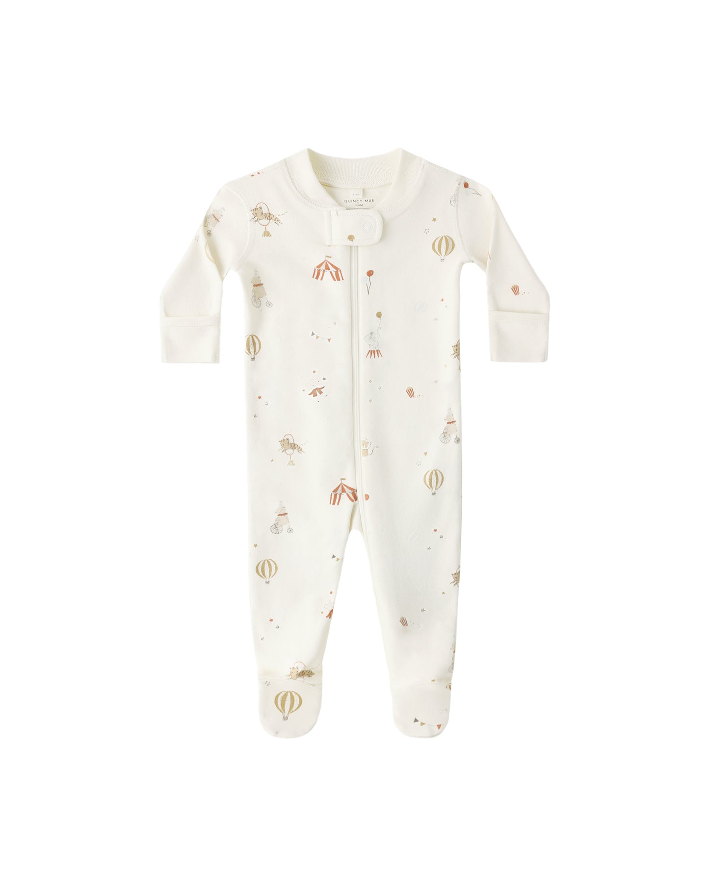Zip Long Sleeve Sleeper Footie Carnival