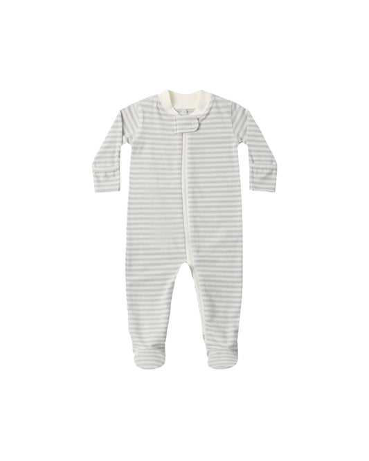 Zip Long Sleeve Sleeper Footie Cloud Stripe
