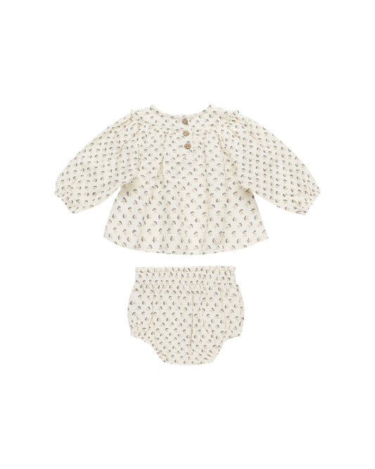 French Flora Mia Top + Bloomer Set