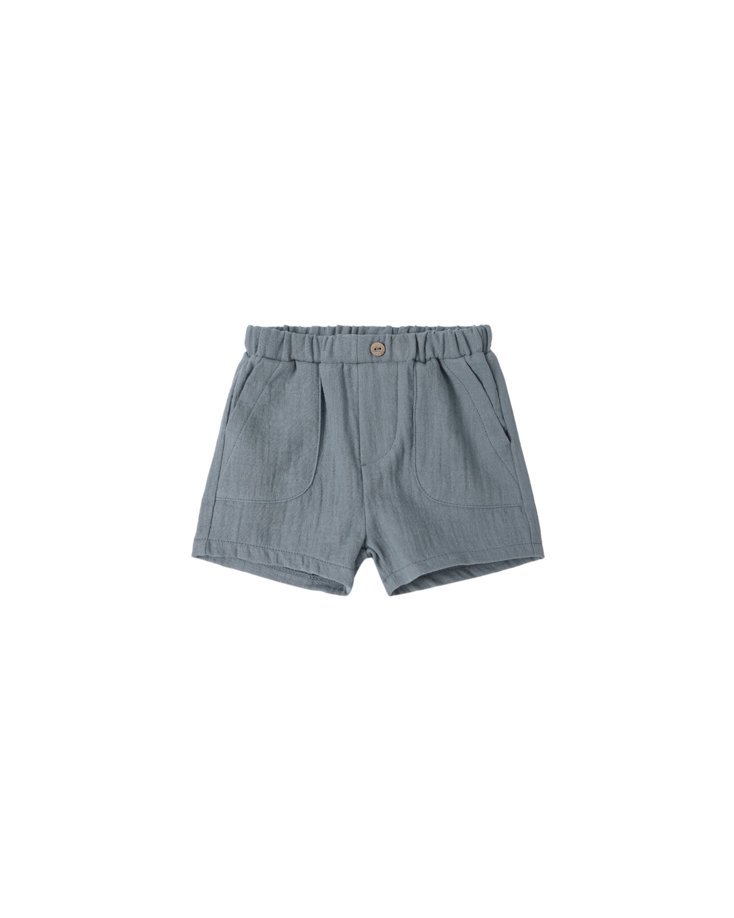Blue Plaid Jaxson Shirt & Utility Short Set