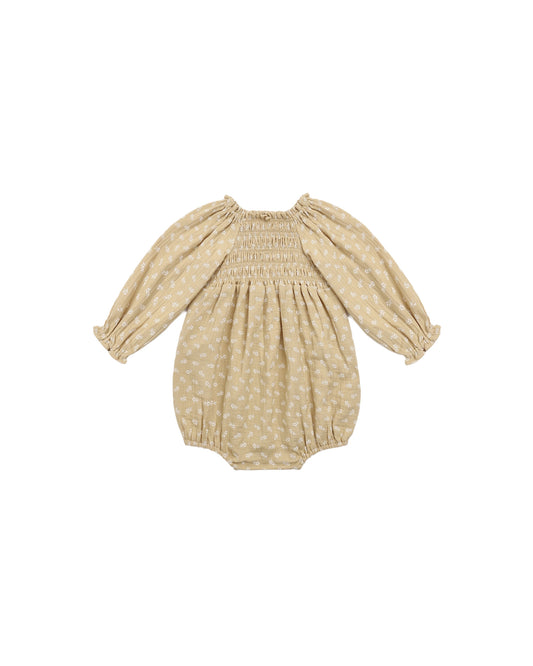 Eden Romper Butterscotch Floral