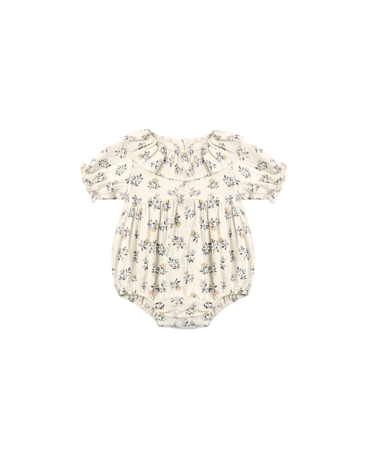 Collared Romper French Floral