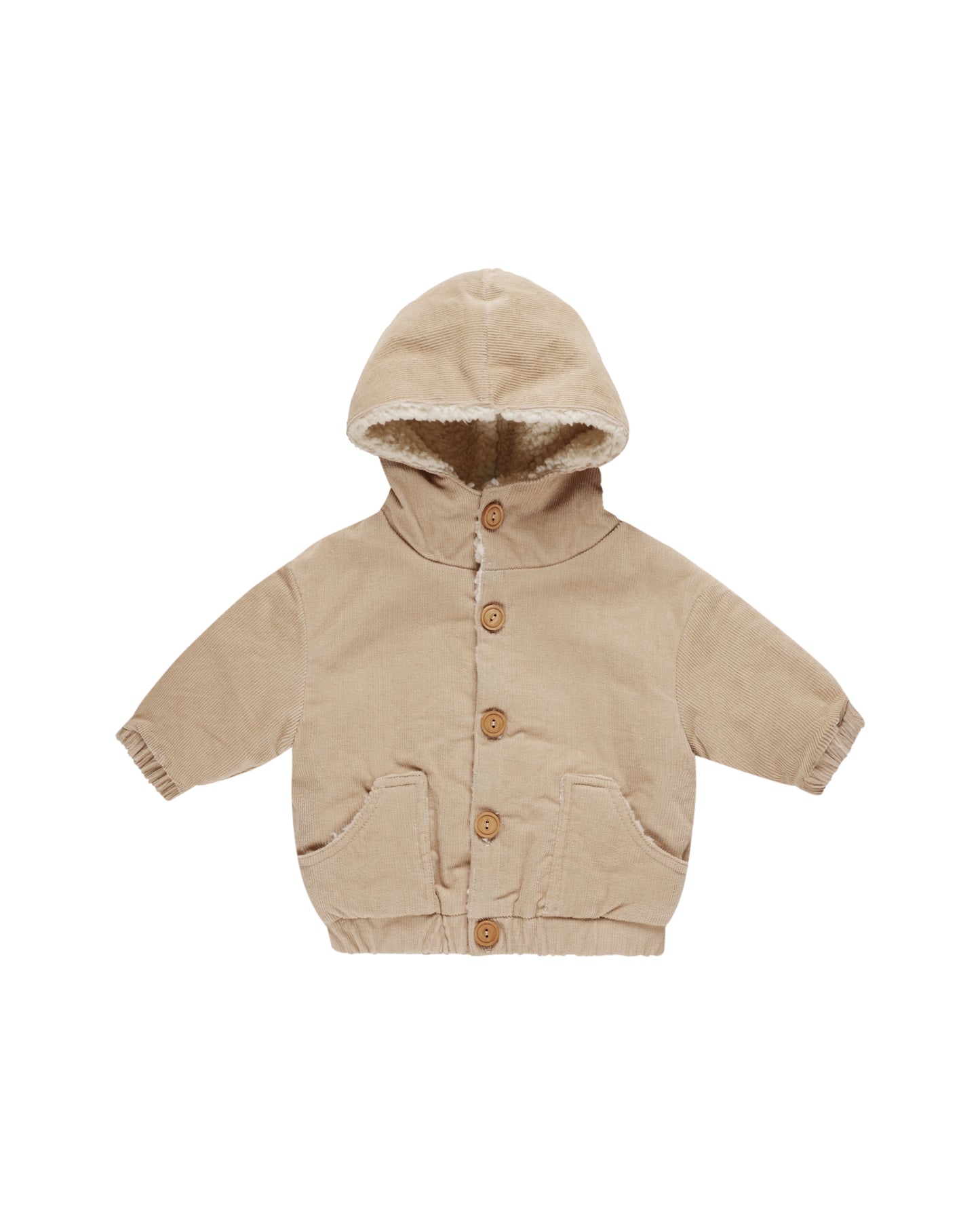 Latte Corduroy Hooded Jacket (Copy)